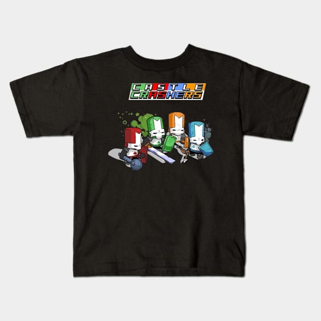 Castle Crashers Kids T-Shirt by Antoneshop